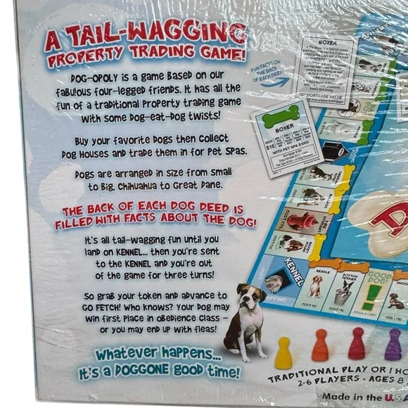 Dog-Opoly Monopoly Board Game - Picture 4 of 5